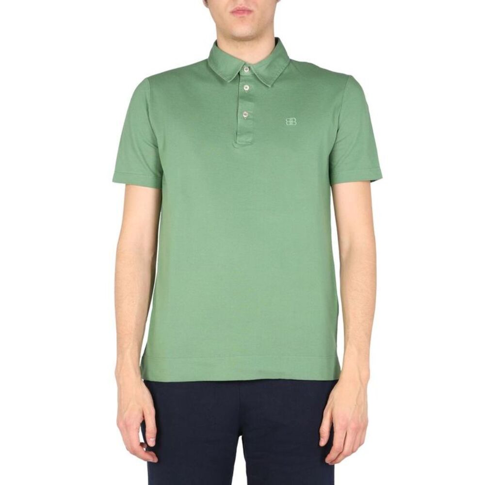BALLANTYNE Men's Pique Polo Shirt Men GREEN T-Shirts